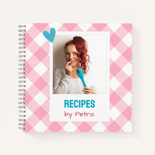 Personalized Recipe Notebook Notizblock (Vorderseite)
