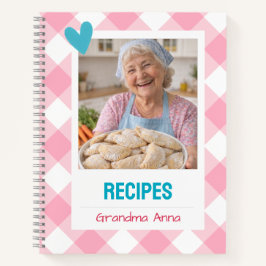 Personalized Recipe Notebook Notizblock