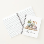 Personalized Recipes 3 Ring Binder Notizblock (Innenseite)