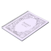 Personalized Recipes Vegetables Illustration Notizblock (Linke Seite)