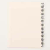 Personalized Red/Blue Stripe Hot Air Balloon Planer (Rückseite)