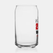 Personalized Red Class of 2026 Graduation Dosenglas (Rechts)