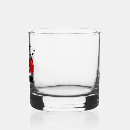 Personalized Red Class of 2026 Graduation Whiskyglas (Links)