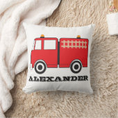 Personalized Red Fire Truck Kissen (Decke)