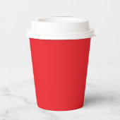 Personalized Red Graduation Party Paper Cups Class Pappbecher (Rückseite)