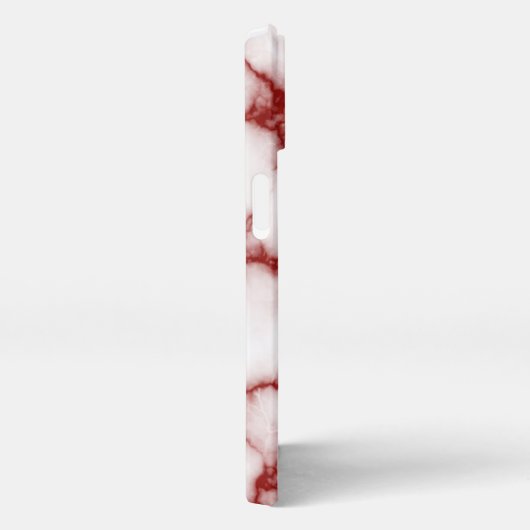 Personalized red marbled - iPhone hülle (Rechte Seite)