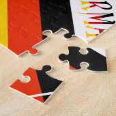 Personalized Red Name Germany Flag Tiled Puzzle (Seite)