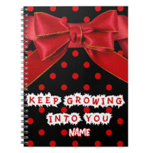 Personalized Red Polka Dot Motivational