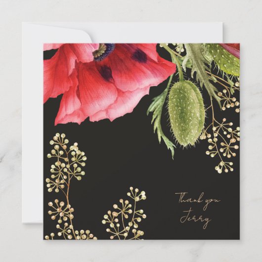 Personalized Red Poppy (Vorderseite)