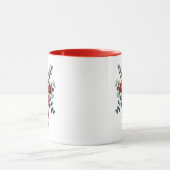 Personalized Red Rose Name Mug Gift Tasse (Zentrum)