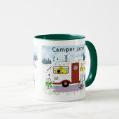 Personalized Red Trailer Mug Tasse (VorderseiteRechts)