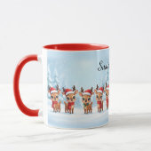 Personalized Reindeer Mug, Cute Christmas Gift, Cu Tasse (Links)