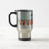 Personalized Reindeer Travel Mug, Custom Name, Chr Reisebecher (Links)