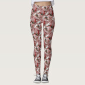 Personalized Repeating Photo Custom Leggings (Vorderseite)
