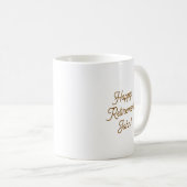 Personalized Retiree Party Favor Retirement Photo  Kaffeetasse (VorderseiteRechts)