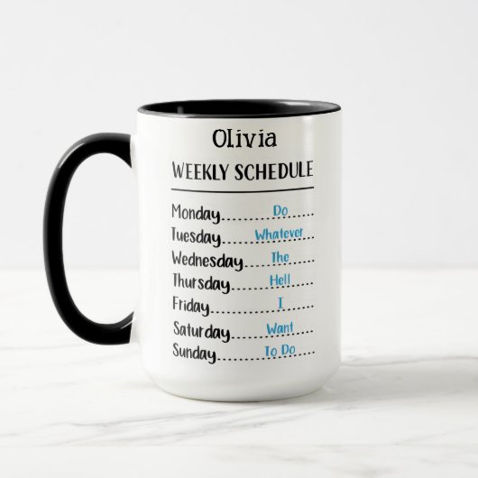 Personalized Retirement Gift for Women Men Two Ton Tasse (Links)