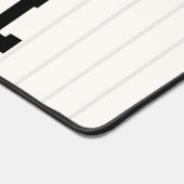 Personalized Retro Baseball Player NAME Team Schreibtischunterlage (Ecke)