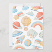 Personalized Retro Birthday Invitation Einladung (Rückseite)