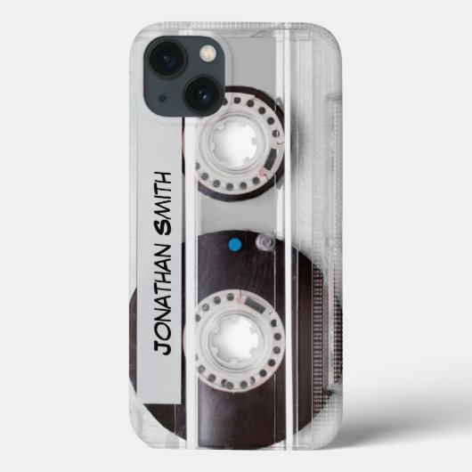 Personalized Retro Casette 80's Case-Mate iPhone Hülle (Rückseite)