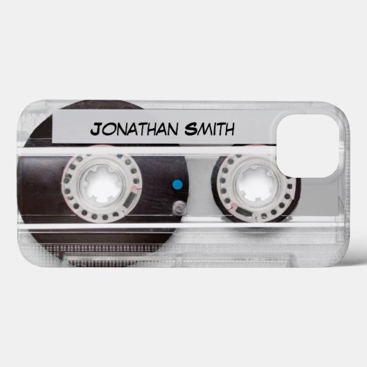 Personalized Retro Casette 80's Case-Mate iPhone Hülle (Rückseite (Horizontal))