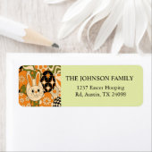 Personalized Retro Easter Return Address Label (Insitu)