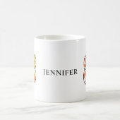 Personalized Retro Groovy Easter Egg Mug Kaffeetasse (Mittel)