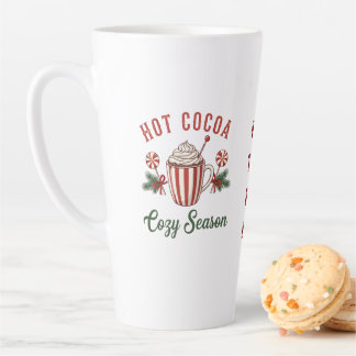 Personalized Retro Hot Cocoa Cozy Season Milchtasse