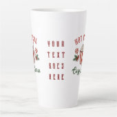 Personalized Retro Hot Cocoa Cozy Season Milchtasse (Vorderseite)