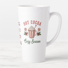 Personalized Retro Hot Cocoa Cozy Season Milchtasse