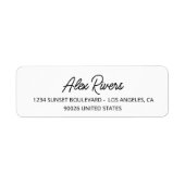 Personalized Return Address Labels (Vorne)