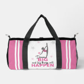 Personalized Rhythmic Gymnast Dream Big Duffel Bag Duffle Bag (Vorderseite)