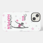 Personalized Rhythmic Gymnast Dream Big Phone Case iPhone Hülle (Rückseite (Horizontal))