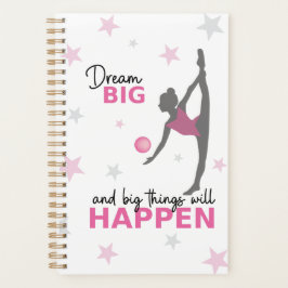 Personalized Rhythmic Gymnast Dream Big Planner wi Planer