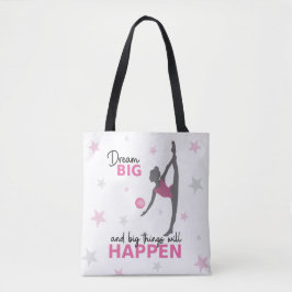 Personalized Rhythmic Gymnast Dream Big Tote Bag Tasche