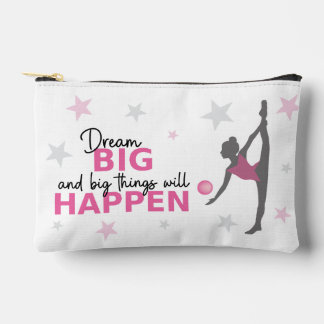 Personalized Rhythmic Gymnast Dream Big Zipper Pou Zubehörtasche