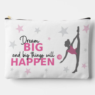 Personalized Rhythmic Gymnast Dream Big Zipper Pou Zubehörtasche