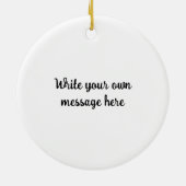 Personalized Rhythmic Gymnastic Christmas Ornament (Hinten)