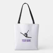 Personalized Rhythmic Gymnastics Coach Tote Bag Tasche (Rückseite)