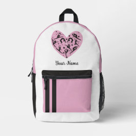 Personalized Rhythmic Gymnastics Girls Backpack Bedruckter Rucksack