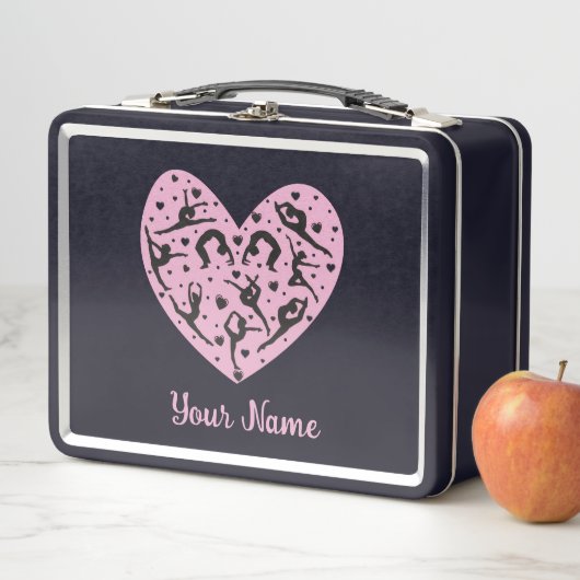 Personalized Rhythmic Gymnastics Metal Lunch Box (Beispiel)