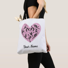 Personalized Rhythmic Gymnastics Tote Bag Pink Tasche