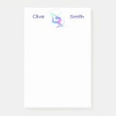 Personalized Rhythmic Gymnastics with Ribbon Post-it Klebezettel (Vorderseite)