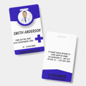 Personalized RN Nurse Identification Badge Ausweis (Front & Back)