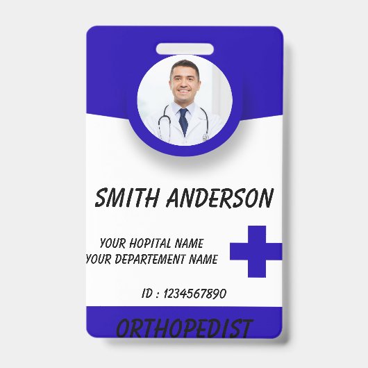 Personalized RN Nurse Identification Badge Ausweis (Front)