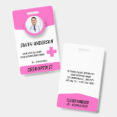 Personalized RN Nurse Identification Badge Ausweis (Front & Back)