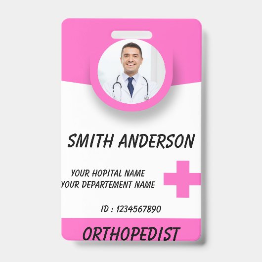 Personalized RN Nurse Identification Badge Ausweis (Front)