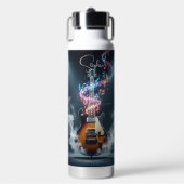 Personalized Rock n Roll - Featured Shred guitar Trinkflasche (Vorderseite)