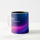 Personalized Romantic Mug Gift | Custom Photo Zweifarbige Tasse (Vorderseite Links)