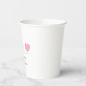 Personalized Romantic Paper Cups Pappbecher (Links)