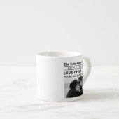 Personalized Romantic Photo | Love Story Newspaper Espressotasse (Vorderseite Rechts)